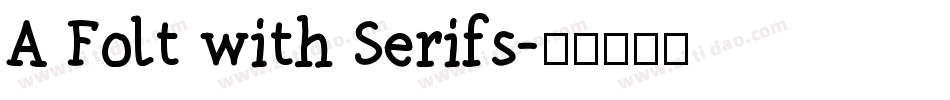 A Font with Serifs字体转换
